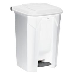 Rossignol - Poubelle de tri à pédale 80L UTILO - blanc/blanc - blanc plastique 54060_0