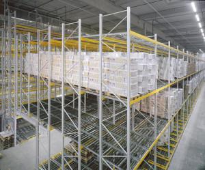 Rayonnage dynamique pour palettes - Système FIFO - Stockage compact optimisé_0