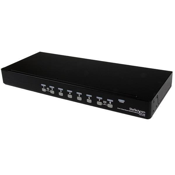 StarTech.Com Commutateur KVM PS/2 USB 8 ports 1U empilables sur rack avec OSD_0
