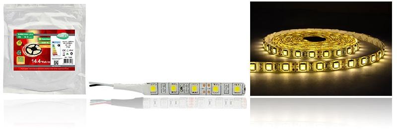 STRIP LED IP65 VISION-EL 5M 3000K 14,4W/M 7508E