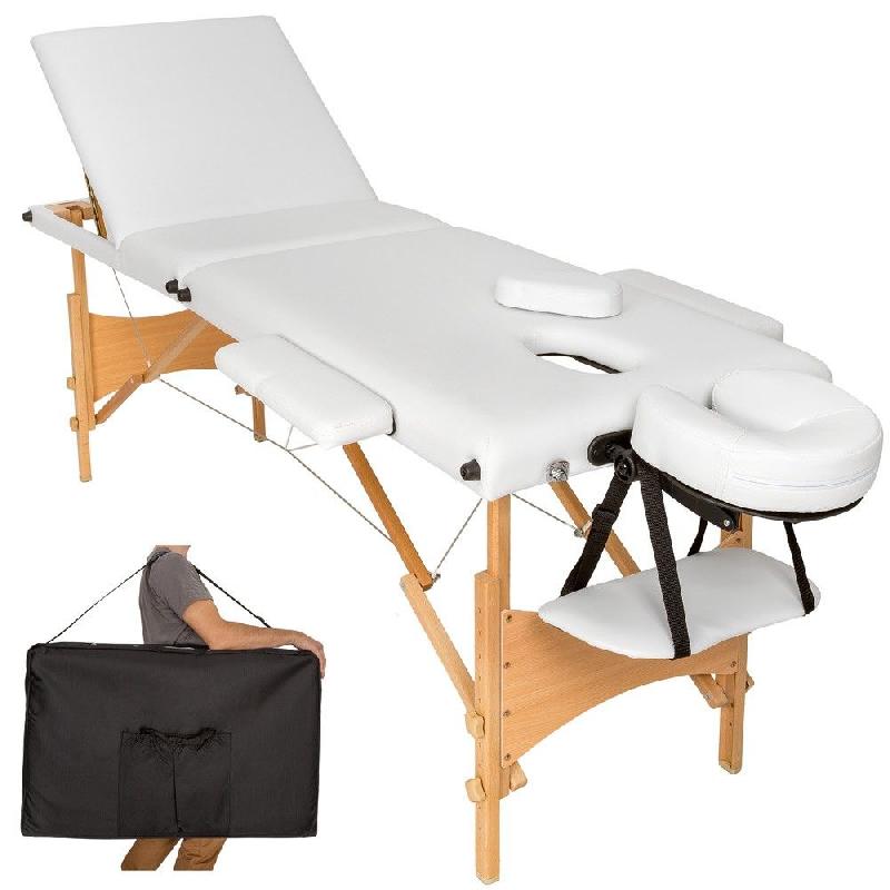 TABLE DE MASSAGE 3 ZONES AVEC SAC DE TRANSPORT BLANCHE 08_0000466_0