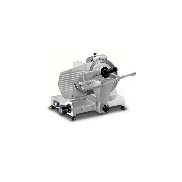 Trancheuse à viande professionnelle 220 Mirra - lame 220 mm - chariot amovible - norme CE Pro_0
