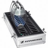 Valise pour visite guidée - Sennheiser Electronic - EZL 2020-20L - dimensions 600 x 270 x 380 mm - baies de charge et bouton Copie_0