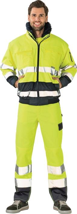 Veste confort de signalisation taille M jaune/marine 100 % PES PLANAM_0