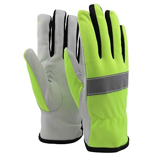Gants de protection Soft Touch Essential 1740 VWK-1740 HiVis - Paire XXL - Haute visibilité et durabilité_0