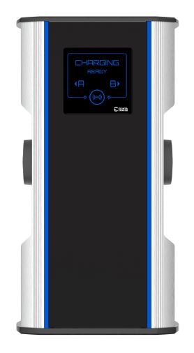 Borne de recharge pour véhicules électriques - CityCharge Mini2 - 2x22 kW - Prise Type 2 - Mode 3_0