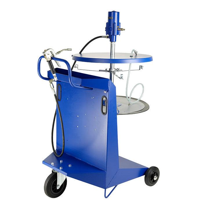 Distributeur graisse tonnelet 50 kg PRESSOL - pompe pneumatique 50:1 avec accessoires complets_0