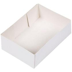 Firplast Caissette pâtissière carton blanche 160mm x 120mm x 50mm (x100) - blanc 3104400000923_0