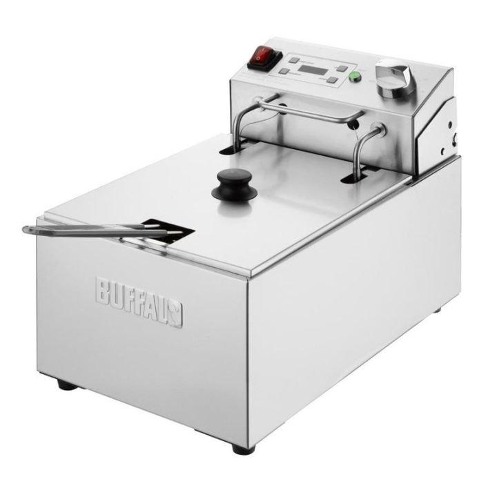 Friteuse électrique simple 5 Litres, avec minuterie et vanne de vidange, 2800 W, 220 V - MONO_0