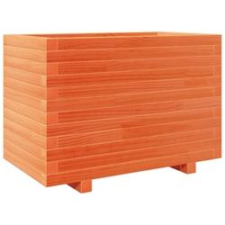 Helloshop26 - Jardinière bac lit surélevé plantes fleurs terrasse jardin cire 70 x 40 x 49,5 cm bois de pin massif marron 02_0038483 - 3000217693986_0