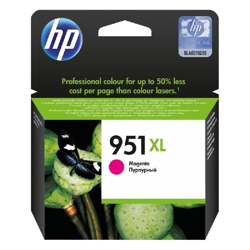 HEWLETT PACKARD CARTOUCHE D'ENCRE 951XL (CN047AE) - GRANDE CAPACITÉ - COULEUR: MAGENTA