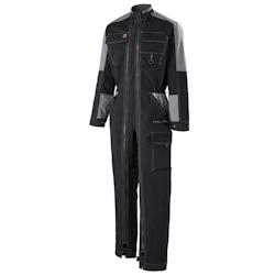 Lafont - Combinaison de travail double fermeture à glissière WIRE Noir / Gris Taille XL - XL noir 3609702957918_0