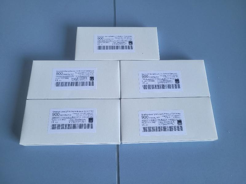 Lot de 5 solutions étalons pour osmomètres Loeser, 10 ml, 1 ml x 10, 900 mosm/kg_0