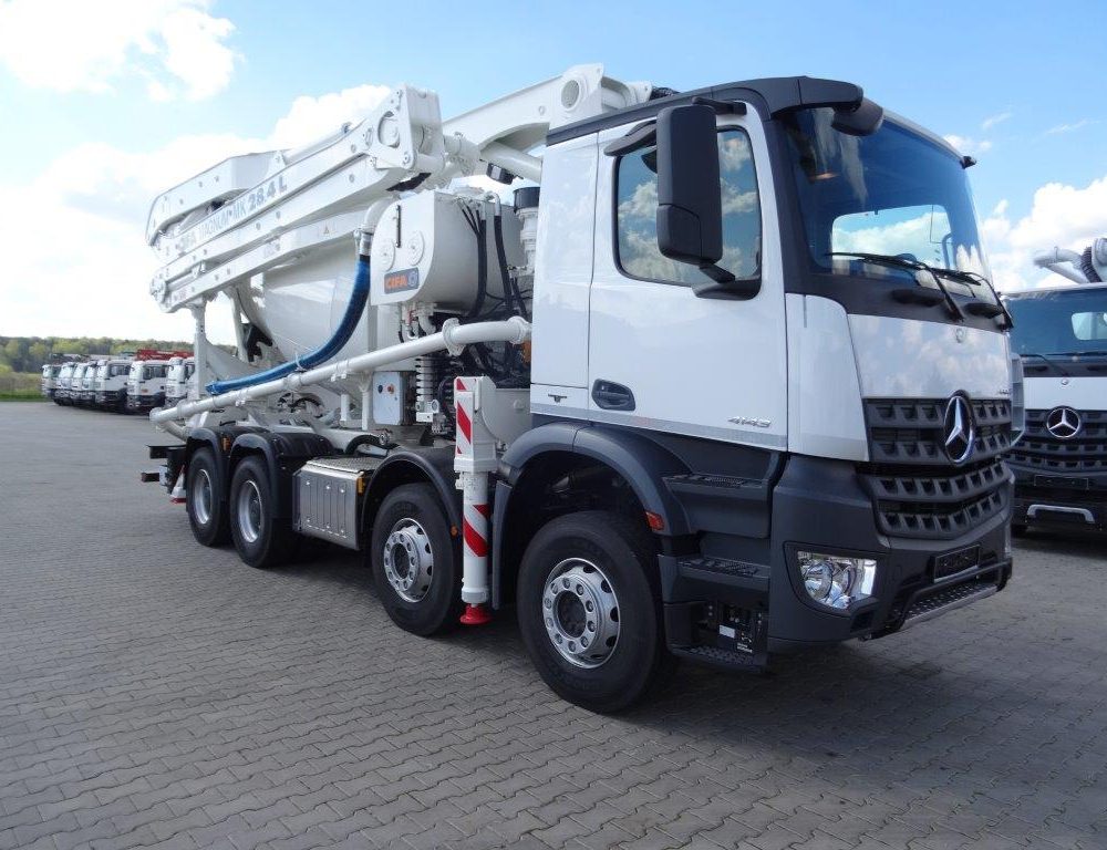 Mercedes-Benz 4140 AROCS - Camion toupie CIFA Magnum MK28 Euro6 2017 - 9 m³ - 8x4_0