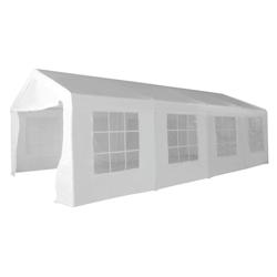 METRO Professional Tente de réception avec paroi latérale Blenheim, acier / PE, 4 x 8 m, hydrofuge, blanc - blanc plastique 892398_0