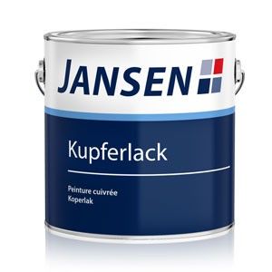 Peinture antirouille - Jansen - Cuivré - Résine d'alkyde - Effet satiné brillant métallisé_0
