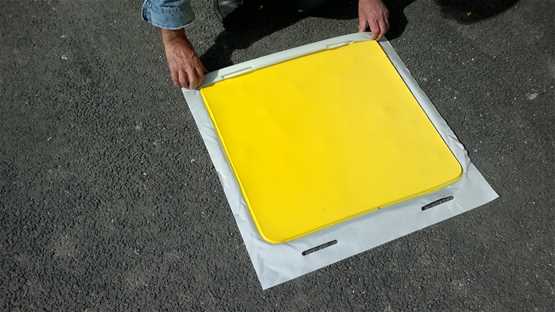 Plaque d'obturation réutilisable 900 x 900 mm - PL90_0