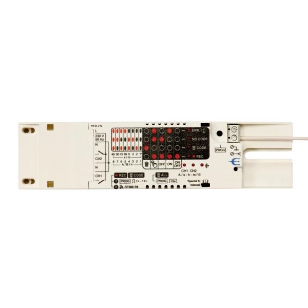 PM-NRX - Récepteur radio électrique compact avec 2 relais jusqu'à 2300W_0