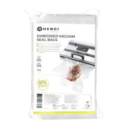 Sacs Sous-Vide Gaufrés - 150 x 250 mm - Lot de 100 - HENDI - 297414_0