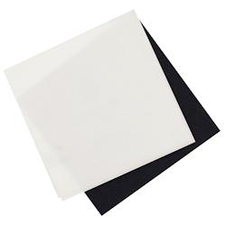 SOLIA Serviette noire double point 200x200 mm - par 2400 pièces - noir papier 10184_0