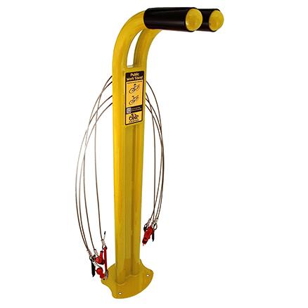 Station de réparation vélos CykiFIX classique - inox ou galvanisé - Cykleo_0