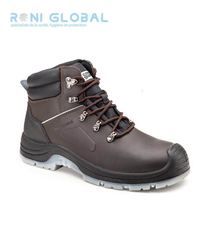 Chaussures de sécurité montantes anti-perforation marron S3 SRC - STONE COVERGUARD_0