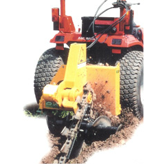 Trancheuse de sol à chaîne TZ 25/50 - portée tracteur 25 CV - profondeur réglable 0-90cm - 330Kg_0