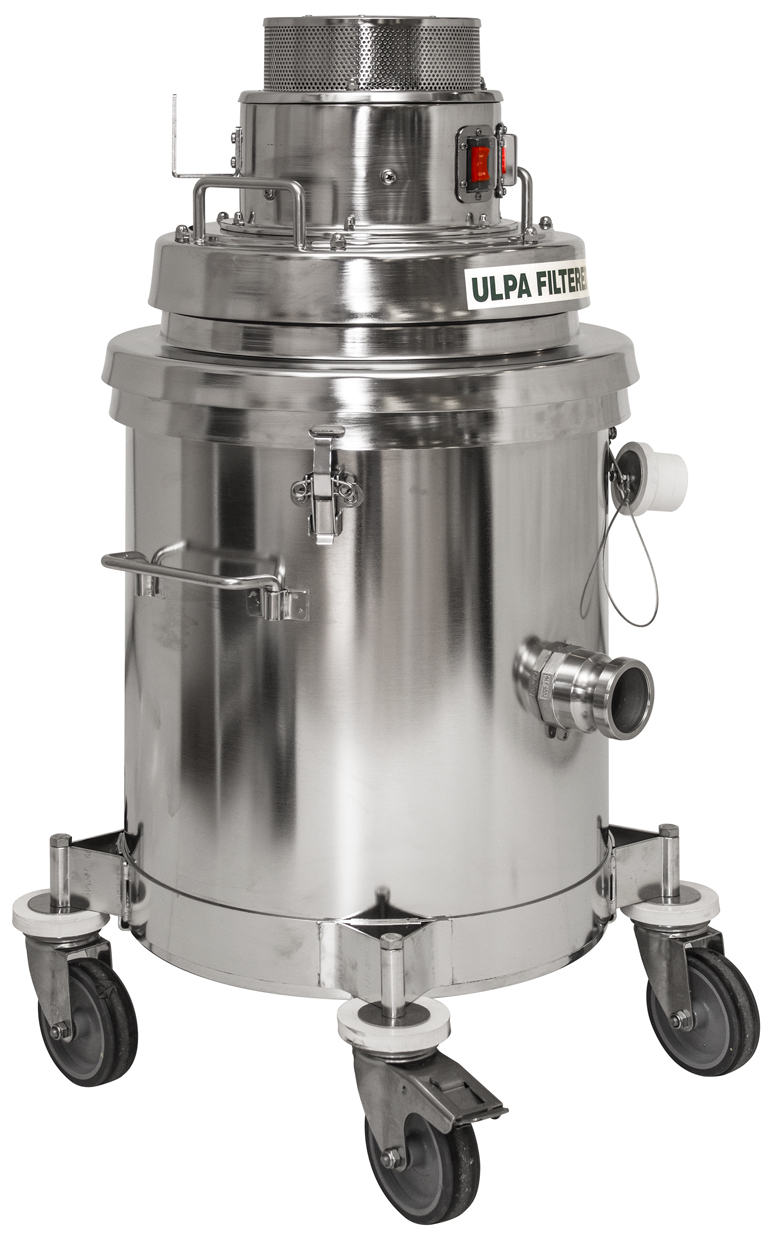 Aspirateur industriel antistatique C-10 EX (4W) en acier inoxydable avec filtration ULPA pour poussières combustibles et toxiques en salle propre_0
