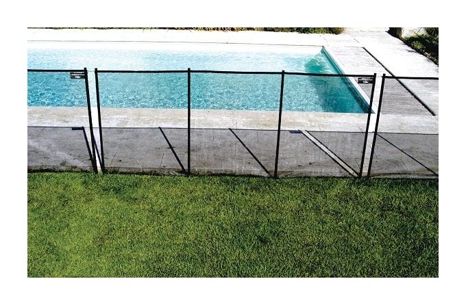 BARRIÈRE PISCINE SOUPLE DE PROTECTION MODULE DE 3 MÈTRES - EDG