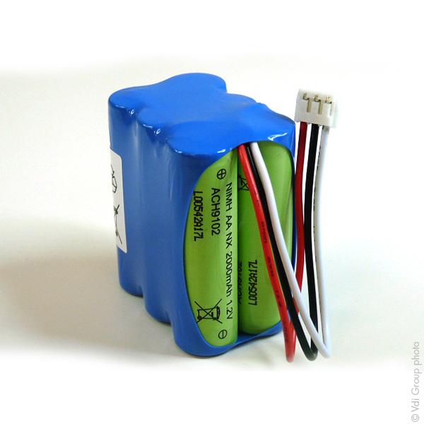 Batterie industrielle NiMH 6x AA 6S1P ST2 7.2V 2Ah JST - Marque NX_0
