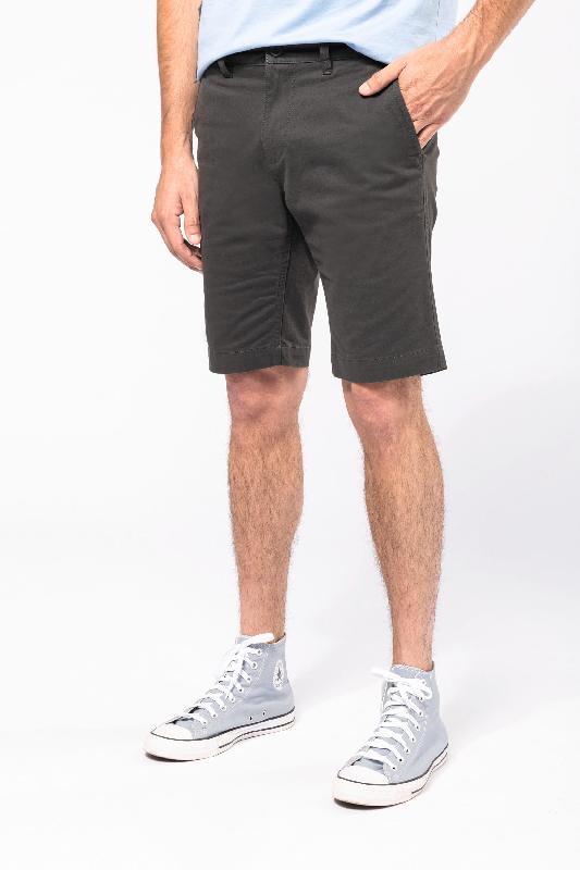 Bermuda chino homme - Réf: K750 - Kariban - 98% coton, coupe moderne et ultra confortable_0