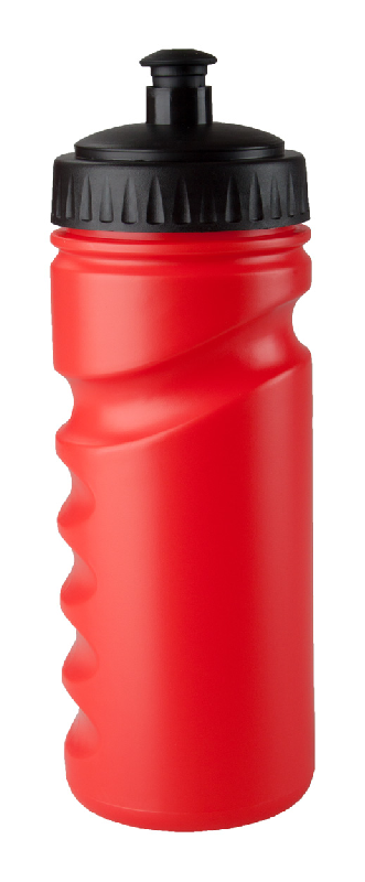 Bidon pour le sport en PE - 500 ml - Couleur rouge_0