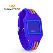 Bracelet RFID en silicone coloré 125kHz - Sunway Smartech - avec puce Alien H3 personnalisable_0