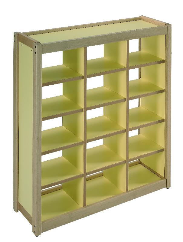 Casiers modulaires - Meuble ouvert avant/arrière - Déclinable en plusieurs configurations - Structure en hêtre massif_0