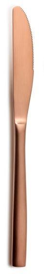 Couteau de table - BCN Colors Comas : finition satinée, inox 18/0, couleur cuivre_0