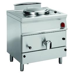 EURAST - Marmite à gaz 50 litres de chauffage indirect - 800x700x900 mm - 15,5 Kw - 48880317 - inox 48880317_0