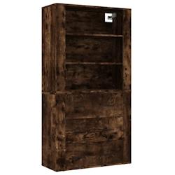 Helloshop26 - Buffet bahut commode armoire meuble de rangement organisateur cuisine salle de séjour salon haut bois d'ingénierie 02_0033568 - 300021_0