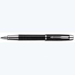 PARKER STYLO PLUME MOYENNE IM PREMIUM CORPS NOIR MAT, ATTRIBUTS CHROMÉS (CT)