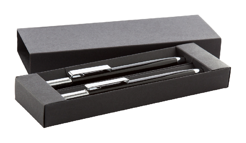 Parure - Stylo en aluminium et porte-mines en aluminium - Étui cadeau inclus_0