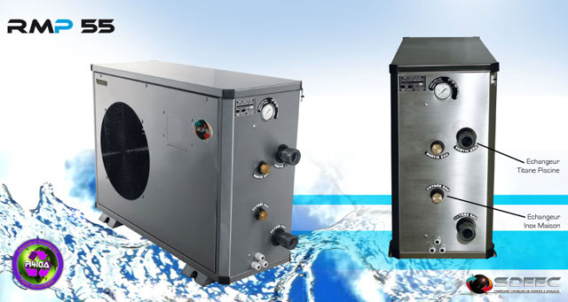 Pompe à chaleur réversible aérothermique RMP 55°c - maison et piscine - SDEEC_0