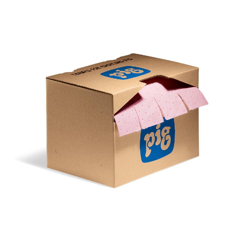 Carton de rouleau absorbant produits chimiques PIG® - Triple épaisseur_0