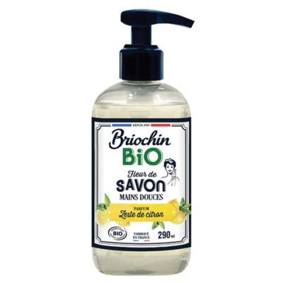 Savon mains liquide Briochin Bio peaux douces zeste de citron 290 ml_0