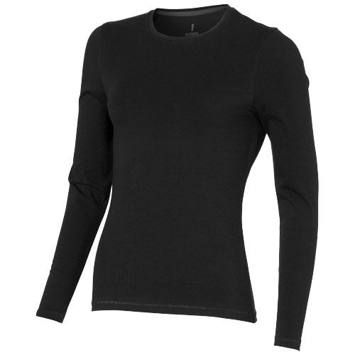 T-shirt bio manches longues pour femme Ponoka - coton stretch 200 g/m²_0