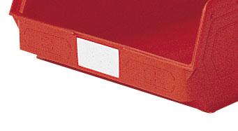 100 étiquettes adhésives pour bac à bec plastique 20 litres - carton - coloris blanc crème_0