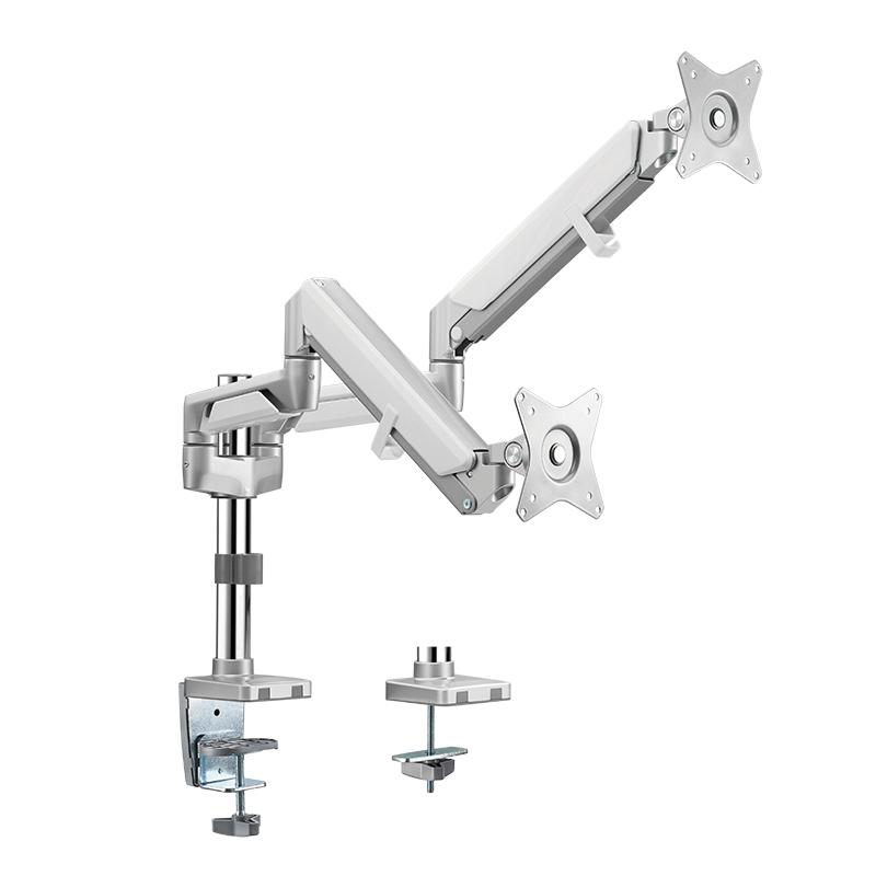 LogiLink BP0089 - Support d'écran plat pour bureau 32'' (81,3 cm) - Pince - Réglable en hauteur - Argent_0