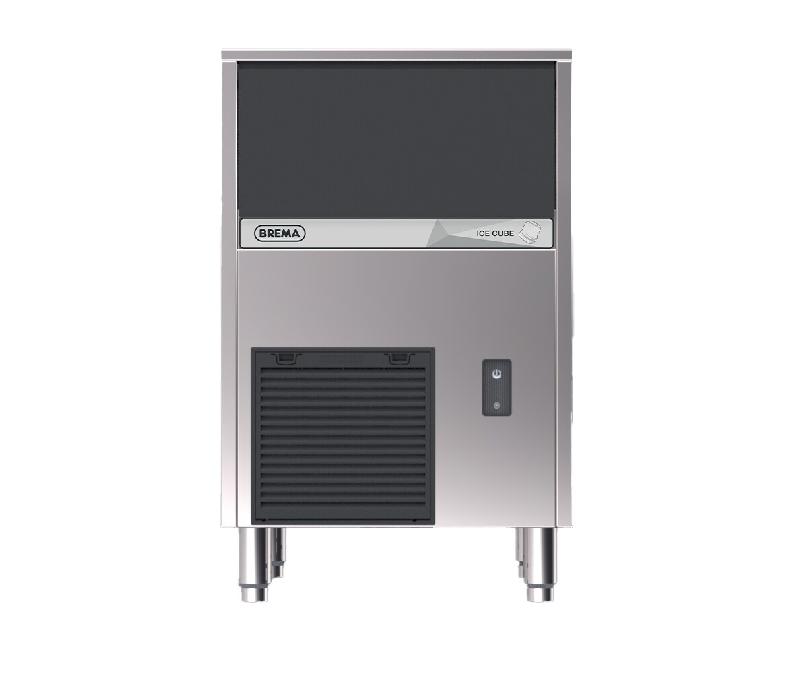 BREMA - Machine à glaçons pleins 40 kg/24h, réserve 16kg, condenseur air, pompe de vidange - CB 416 A HCW P -1 - argenté Acier inoxydable 18/8 135279_0