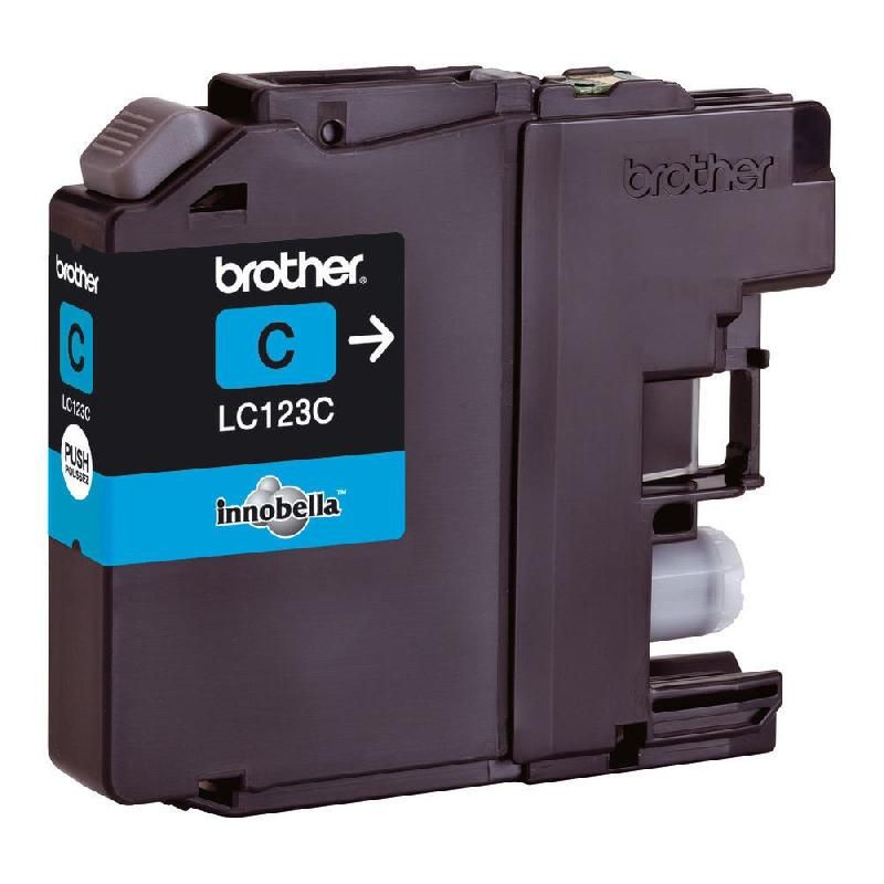 BROTHER CARTOUCHE D'ENCRE LC123 C (LC-123C) - INNOBELLA™ - COULEUR: CYAN