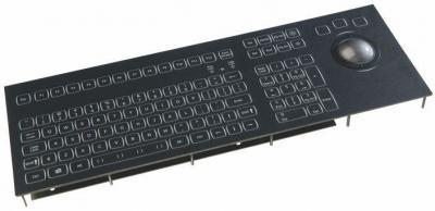 Clavier industriel rétro-éclairé par LED encastrable 106 touches 