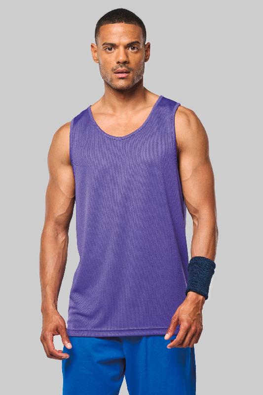 Débardeur de sport homme - PROACT - Réf: PA441 - 100% polyester, léger, respirant et séchage rapide_0