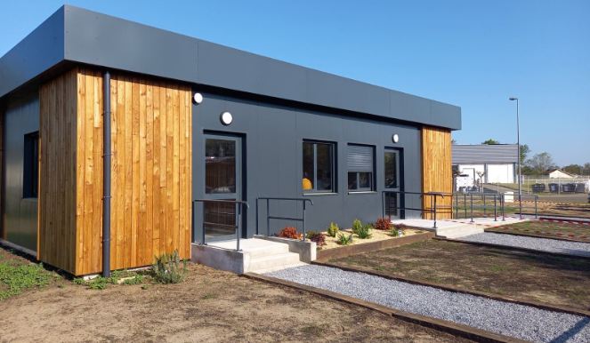 Bureau modulaire - Extension sur mesure - Pour salle de réunion - Avec coin repos ou sanitaires_0